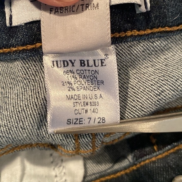 Judy blue 7/28 skinny jeans stretchy no distressing - Picture 7 of 9